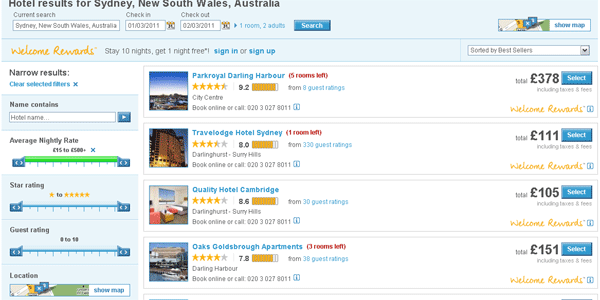 hotels in australia