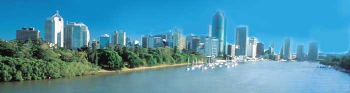 brisbane queensland australia map