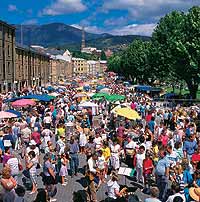 hobart tasmania salamanca markets