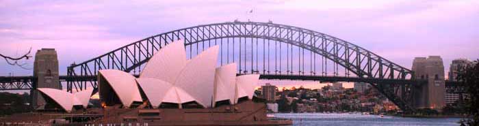 sydney opera house and harbour bridge