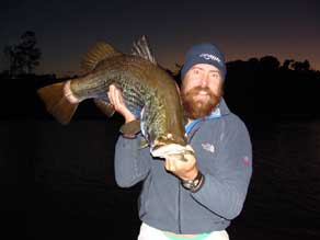 barramundi caught by simon monk