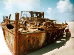 fraser island mahino wreck