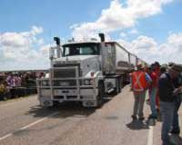the tian truck that will break the road train record