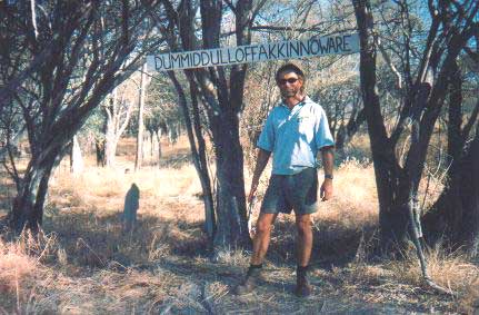 outback sign between queensland and northern territory