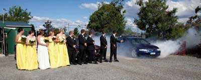 burn out wedding