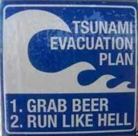 evacuation sign