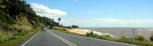 rental car on the way from cairns to cape tribulation