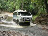 Creek crossing on the Bloomfield track