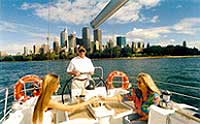 sailing in sydney harbour