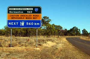 huge distances to anywhere